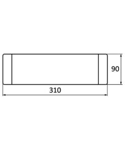 BRY-AVVA-WL04-12W-300L-RCT-BLC-3000K-WALL LIGHT – BH07-03301