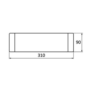 BRY-AVVA-WL04-12W-300L-RCT-BLC-3000K-WALL LIGHT – BH07-03301