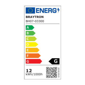 BRY-AVVA-WL04-12W-300L-RCT-WHT-3000K-WALL LIGHT – BH07-03300