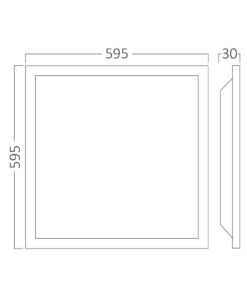 Φωτιστικό Πάνελ LED RC 40W 3CCT 60×60 Λευκό – BP27-46680