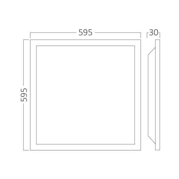 Φωτιστικό Πάνελ LED RC 40W 3CCT 60×60 Λευκό – BP27-46680