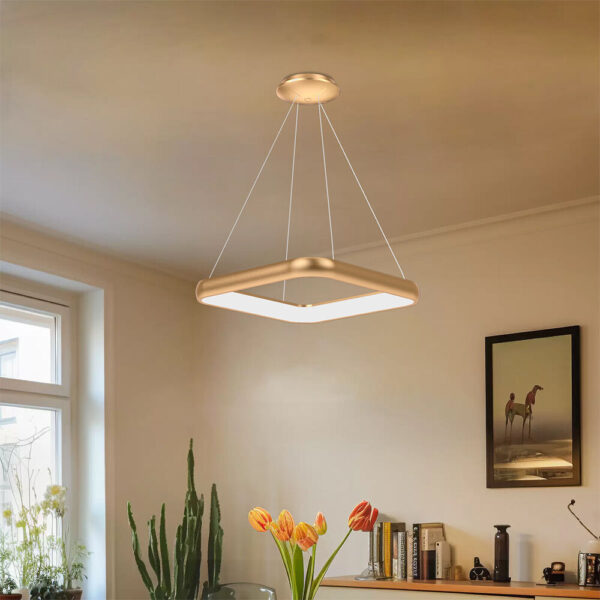 Κρεμαστό Led 46W Bella, CCT, 5200 lm, 58x58cm – BH17-03986
