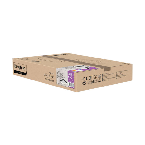 Πλαφονιέρα Bella 36W, CCT, 4260 lm, 48x48x8,3cm – BH17-02881