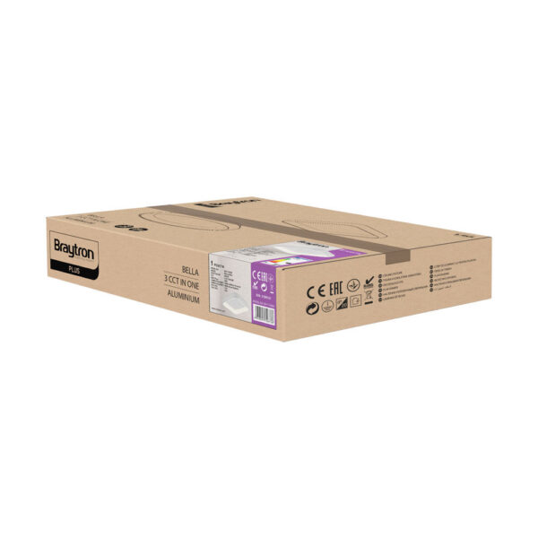 Πλαφονιέρα Bella 36W, CCT, 4260 lm, 48x48x8,3cm – BH17-02880