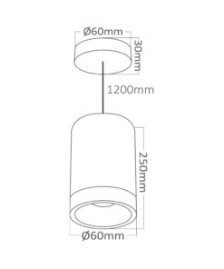 BRY-BETA-6020-PD-RND-BLC-GU10-SPOTLIGHT – BH04-00401