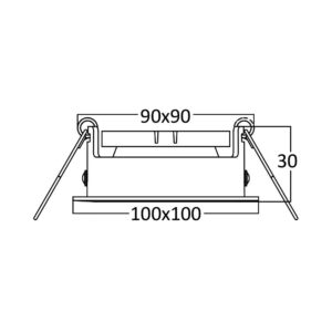 BRY-BETA-A-SQR-1D-BLC-SPOTLIGHT – BH03-05021