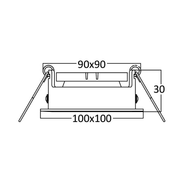 BRY-BETA-A-SQR-1D-BLC-SPOTLIGHT – BH03-05021