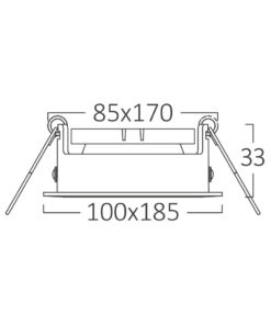 BRY-BETA-A-SQR-2D-BLC-SPOTLIGHT – BH03-05031