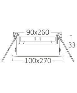 Σποτ “Beta” 3 x GU10 Λευκο/Μαύρο – BH03-05040