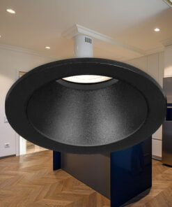 Σποτ GU10 RND Μαύρο – Μαύρο Μονό – BH03-05111