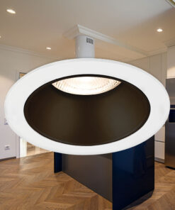 Σποτ Beta-Β GU10 RND Λευκό-Μαύρο Μονό – BH03-05110