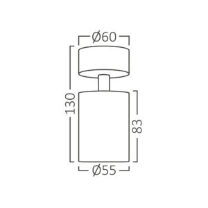 Σποτ Beta Μαύρο/χρυσό – BH04-00806