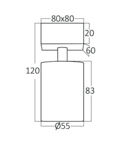 Σποτ Beta Λευκό – BH04-00810