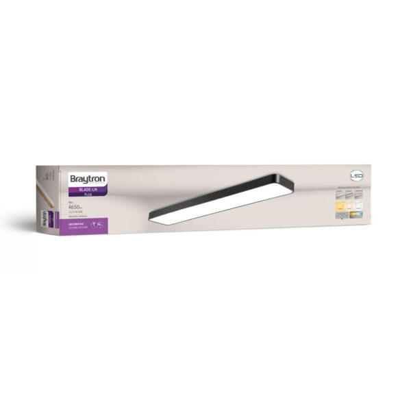 Πλαφονιέρα Blade 45W, CCT, 4650 lm, 120x20x6cm – BH16-08281