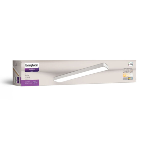 Πλαφονιέρα Blade 45W, CCT, 4650 lm, 120x20x6cm – BH16-08287