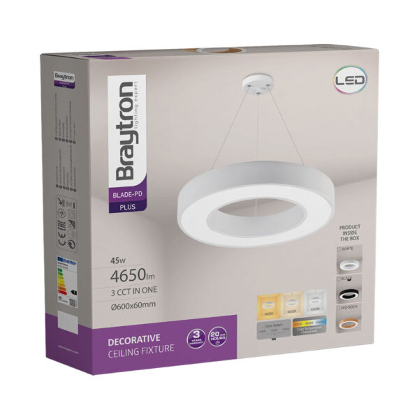 Κρεμαστό Led 45w, CCT με CONTROL 4650lm, 60cm – BH16-06297