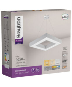 Κρεμαστό Led 45w, CCT με CONTROL 4650lm, 60x60x6cm – BH16-07290