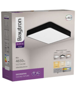 Πλαφονιέρα Blade 45W, CCT, 4650 lm, 50x50x5cm – BH16-05281