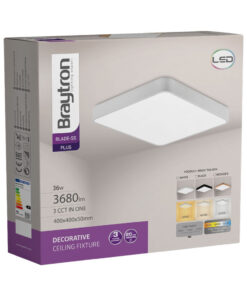 Πλαφονιέρα Blade 36W, CCT, 3680 lm, 40x40x5cm – BH16-05180