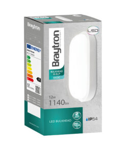 Απλίκα led “Bulkhead” 12w IP54 1140lm 3000k – BC17-00800
