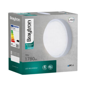 Πλαφονιέρα led “Bulkhead” 18w IP54 1780lm 6500k – BC17-01230