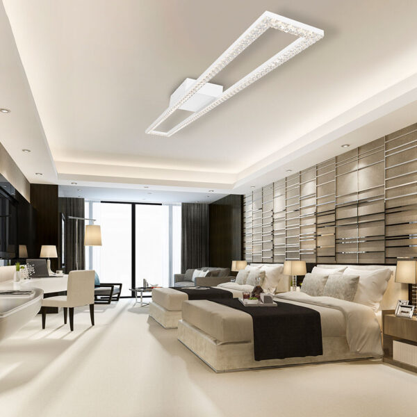 Οροφής led “Crystal” 40w 4400lm CCT με Control – BH17-05090