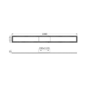 Οροφής led “Crystal” 40w 4400lm CCT με Control – BH17-05090