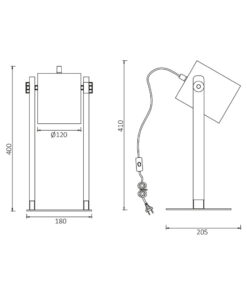 Πορτατίφ 1 x Ε27 – BV02-00013
