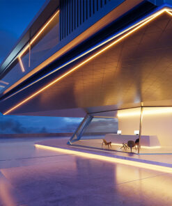 Ταινία led 2835 8w/m 950lm/m 220V IP54 3000k – BS01-00500