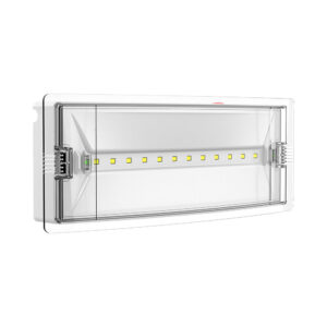 BRY-EXIT-LED-3W-HNG-IP54-WHT-EMERGENCY EXIT – BC14-00800