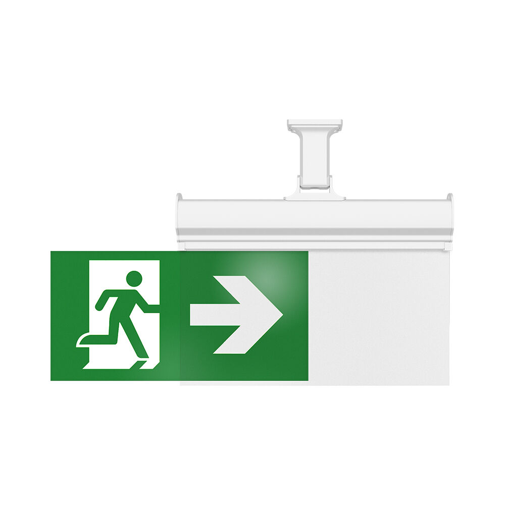 BRY-EXIT-LED-3W-HNG-IP20-WHT-EMERGENCY EXIT – BC14-01100