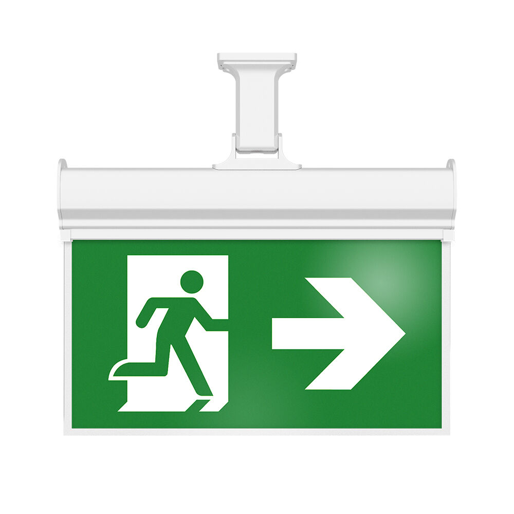 BRY-EXIT-LED-3W-HNG-IP20-WHT-EMERGENCY EXIT – BC14-01100