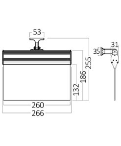BRY-EXIT-LED-3W-HNG-IP20-WHT-EMERGENCY EXIT – BC14-01100