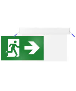 BRY-EXIT-LED-3W-RCS-IP20-WHT-EMERGENCY EXIT – BC14-01120
