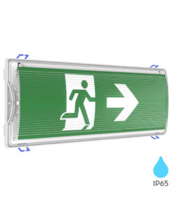 BRY-EXIT-LED-5W-DUAL-IP65-WHT-EMERGENCY EXIT – BC14-00900