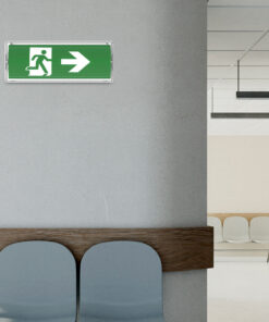 BRY-EXIT-LED-5W-DUAL-IP65-WHT-EMERGENCY EXIT – BC14-00900