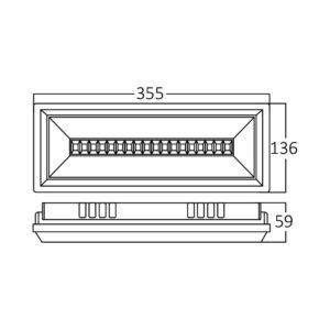 BRY-EXIT-LED-5W-DUAL-IP65-WHT-EMERGENCY EXIT – BC14-00900