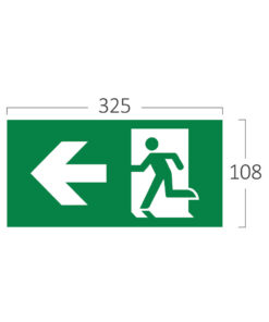 BRY-EXIT SING-LEFT-STICKER – BC14-01315