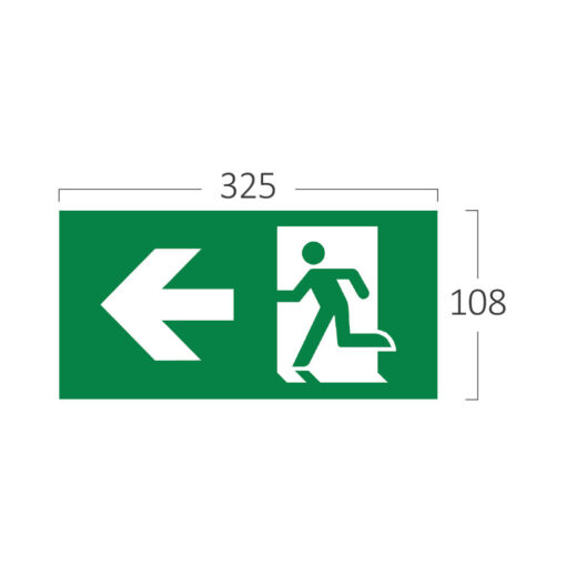 BRY-EXIT SING-LEFT-STICKER – BC14-01315