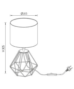 Πορτατίφ 1 x Ε14 – BV06-00013
