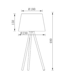 Πορτατίφ 1 x Ε27 – BV06-00021