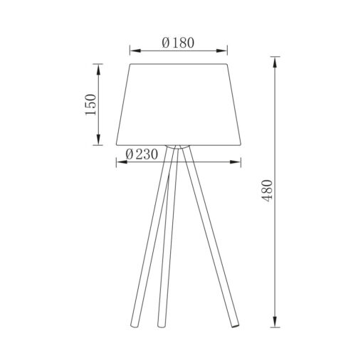 Πορτατίφ 1 x Ε27 – BV06-00021