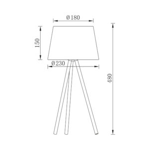 Πορτατίφ 1 x Ε27 – BV06-00022
