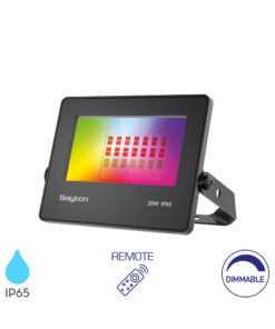 Προβολέας LED IP65 20w RGB με Control – BT66-02091