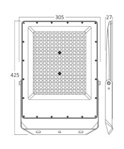 Προβολέας IP65 200W 22000 lm 3CCT (Γκρι) – BT65-09682