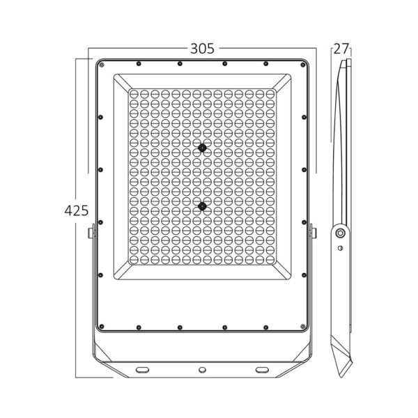 Προβολέας IP65 200W 22000 lm 3CCT (Γκρι) – BT65-09682
