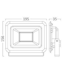 Προβολέας IP65 30w RGB με Control – BT60-33091