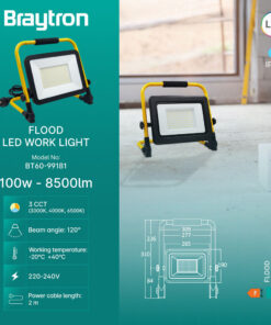BRY-FLOOD-WL-BLC-100W-3IN1-WORK LIGHT – BT60-99181