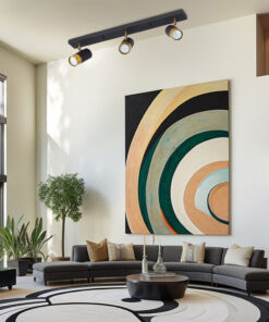 Σποτ οροφής 3 x GU10 μαύρο/χρυσό – BV04-00023