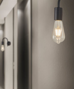 Απλικα Τοίχου Ε27 Μαυρη – BV04-00034